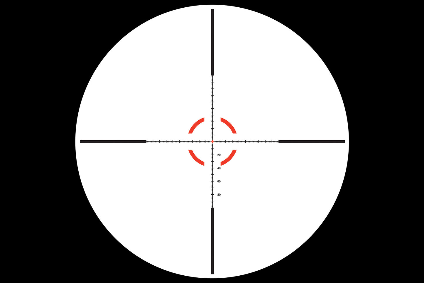 Trijicon Credo HX 1-8x28 FFP Rifle Scope - Red/Green MOA Segmented Circle Reticle - Satin Black