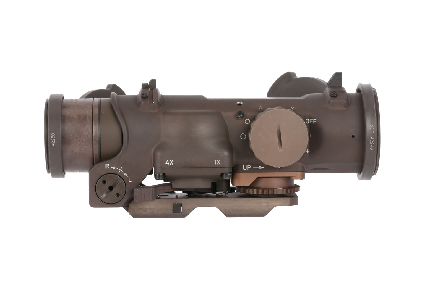 ELCAN SpecterDR Dual Role 1x/4x 5.56 Optical Sight - Flat Dark Earth