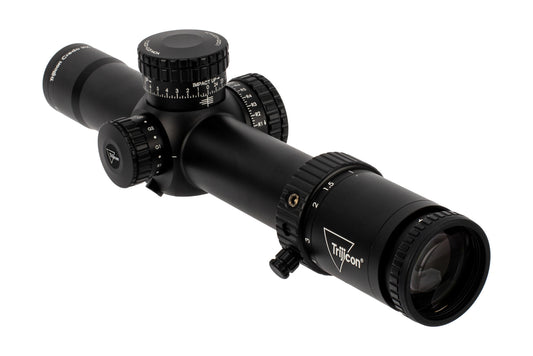 Trijicon Credo HX 1-8x28 FFP Rifle Scope - Red/Green MOA Segmented Circle Reticle - Satin Black