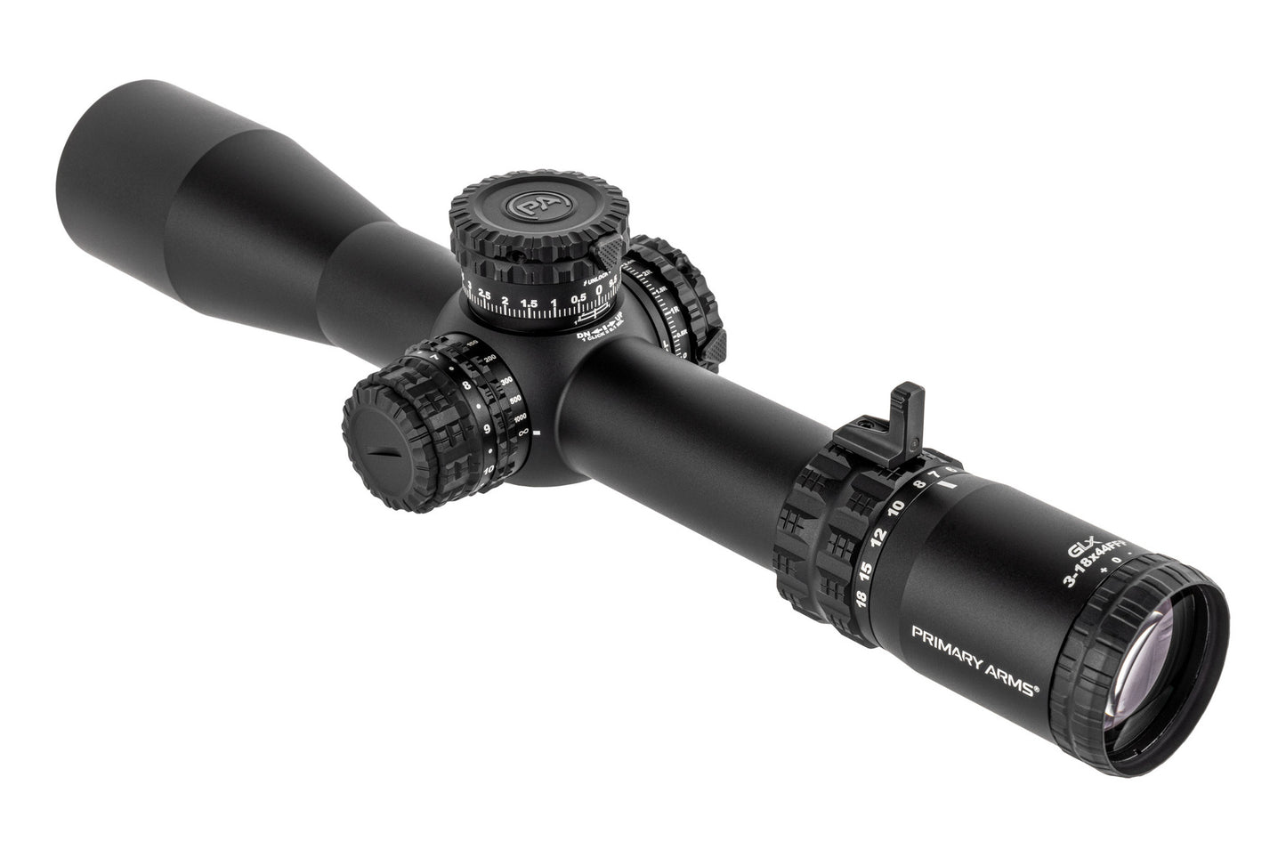 Primary Arms GLx 3-18x44 FFP Rifle Scope - Illuminated ACSS Apollo Reticle - 6.5CR / .224V